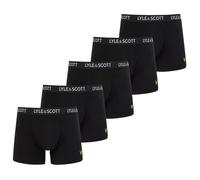 Lyle & Scott Mens Cotton Blend Boxer Shorts (Pack of 5) GT34301