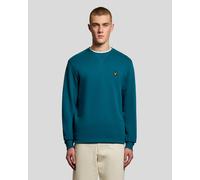 Lyle & Scott Mens Cotton Crew Neck Sweatshirt - Blue - Size 2XL