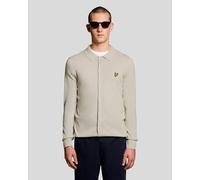 Lyle & Scott Mens Cotton Knitted Shirt - Grey - Size X-Large