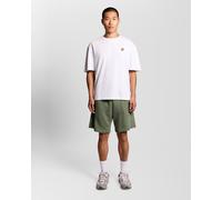 Lyle & Scott Mens Cotton Marl Sweat Shorts - Green - Size Medium