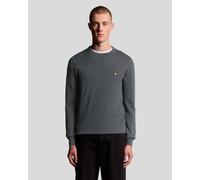 Lyle & Scott Mens Cotton Merino Crew Neck Jumper - Black - Size X-Small