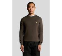 Lyle & Scott Men's Cotton Merino Crew Neck Jumper Espresso | Size: Large Lyle & Scott Espresso L
