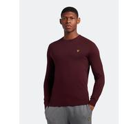 Lyle and Scott Merino Crew Knit Sweater S Red