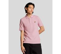 Lyle & Scott Mens Cotton Polo Shirt - Pink - Size Small