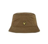 Lyle & Scott Mens Cotton Twill Bucket Hat - Olive - One Size