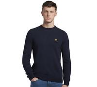 Lyle & Scott Crew Neck Lambswool Jumper Dark Navy Marl L