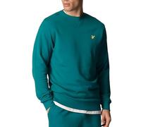 Lyle & Scott Mens Crew Neck Long-Sleeved Sweatshirt (L) (Court Green)