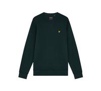 Lyle & Scott Mens Crew Neck Sweatshirt in Green Cotton - Size X-Small