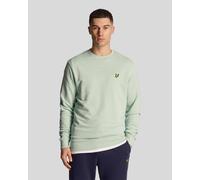 Lyle & Scott Mens Crew Neck Sweatshirt in Green material_cotton - Size Large