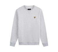 Lyle & Scott Mens Crew Neck Sweatshirt in Grey material_cotton - Size Medium
