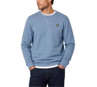 Lyle & Scott Men's Crew Neck Sweatshirt Power Blue Regular Fit Cotton