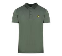 Lyle & Scott Deep Spruce Golf Microstripe Polo Shirt