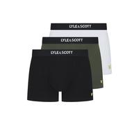 Lyle & Scott Mens Devon 3 Pack Boxers Black/Ivy/White XL