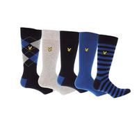 Lyle & Scott Mens Dress Socks (Pack of 5) GT866