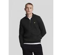Men's Lyle & Scott Mens Embroidered Quarter Zip Sweatshirt - Black - Size: M