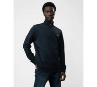 Lyle & Scott Mens Embroidered Quarter Zip Sweatshirt - Z271 Dark Navy