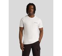 Lyle & Scott Mens Embroidered T-Shirt in White - Size 2XL