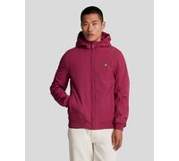 Lyle & Scott Mens Fleece Back Softshell Jacket in Burgundy - Size Large