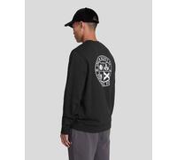 Lyle & Scott Mens Football For All Graphic Sweatshirt in Black Cotton - Size X-Large