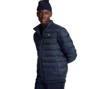 Lyle and Scott Mens Dark Navy Funnel Neck Wadded Jacket