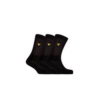 Lyle & Scott Men's Hamilton 3 Pack Socks Black Lyle & Scott Black One Size