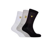 3 Pack Hamilton Premium Socks Black/Grey Marl/White One Size