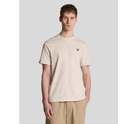 Lyle & Scott Mens Heather T-Shirt - Beige Cotton - Size X-Large