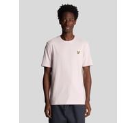 Lyle & Scott Mens Heather T-Shirt - Dusty Pink Cotton - Size 2XL