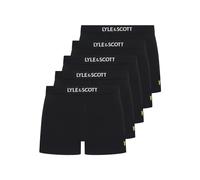 Lyle & Scott Mens Henrick 5 Pack Boxers Black XXL