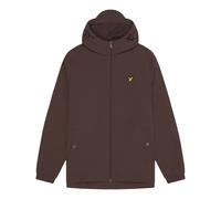 Lyle & Scott Men's Hooded Full Zip Jacket in Brown | Size: Medium Lyle & Scott Brown M