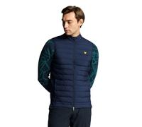 Lyle & Scott Mens Hybrid Quilted Eco-Friendly Gilet - Ryder Blue - M