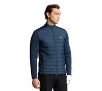 Lyle & Scott Hybrid Quilted Full Zip Golf Jacket Ryder Blue size L | Light Jackets Outlet | Men | Blue L
