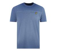 Men's Lyle & Scott Ink Wash Blue T-Shirt - Blue/Blue - Size: 38/Regular