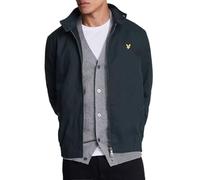 Lyle and Scott Men's Classic Funnel Neck Long Sleeve Zip Harrington Jacket S Blue