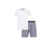 Lyle & Scott Men's Kyle Lounge Set Bright White / Peacoat Gingham | Size: Medium Lyle & Scott Multicolor M