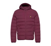 Lyle & Scott Mens Lightweight Puffer Jacket in Burgundy - Red - Size Small