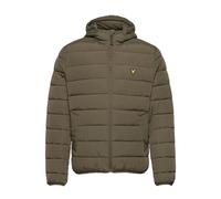 Lyle & Scott Mens Lightweight Puffer Jacket in Olive - Green - Size 2XL