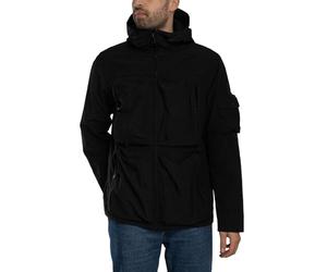 Lyle & Scott Men's Lightweight Ripstop Windcheater Jacket, Jet Black, XL