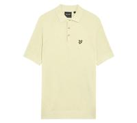 Lyle & Scott Mens Linen Blend Knitted Polo Shirt GT9222