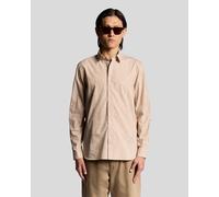 Lyle & Scott Mens Long Sleeve Floral Shirt - White - Off-White Cotton - Size 2XL