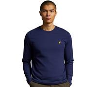 Lyle & Scott Mens Long Sleeve Regular Fit Cotton T Shirt - Navy - Size Medium