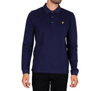 Lyle & Scott Long Sleeve Polo Shirt Navy M