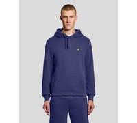 Lyle & Scott Mens Loopback Cotton Hoodie - Blue - Size Large