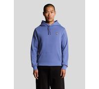 Lyle & Scott Mens Loopback Cotton Hoodie - Blue - Size Medium