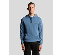 Lyle & Scott Mens Loopback Cotton Hoodie - Blue - Size X-Small