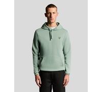 Lyle & Scott Mens Loopback Cotton Hoodie - Blue - Size X-Small