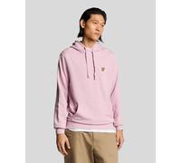 Lyle & Scott Mens Loopback Cotton Hoodie - Pink - Size Large