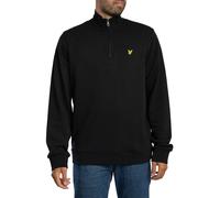 Lyle & Scott Men's Loopback Quarter Zip Sweatshirt, Black