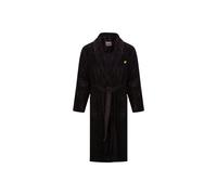Lyle & Scott Mens Towelling Dressing Gown Black L