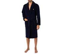 Lyle & Scott Mens Towelling Dressing Gown Blue S